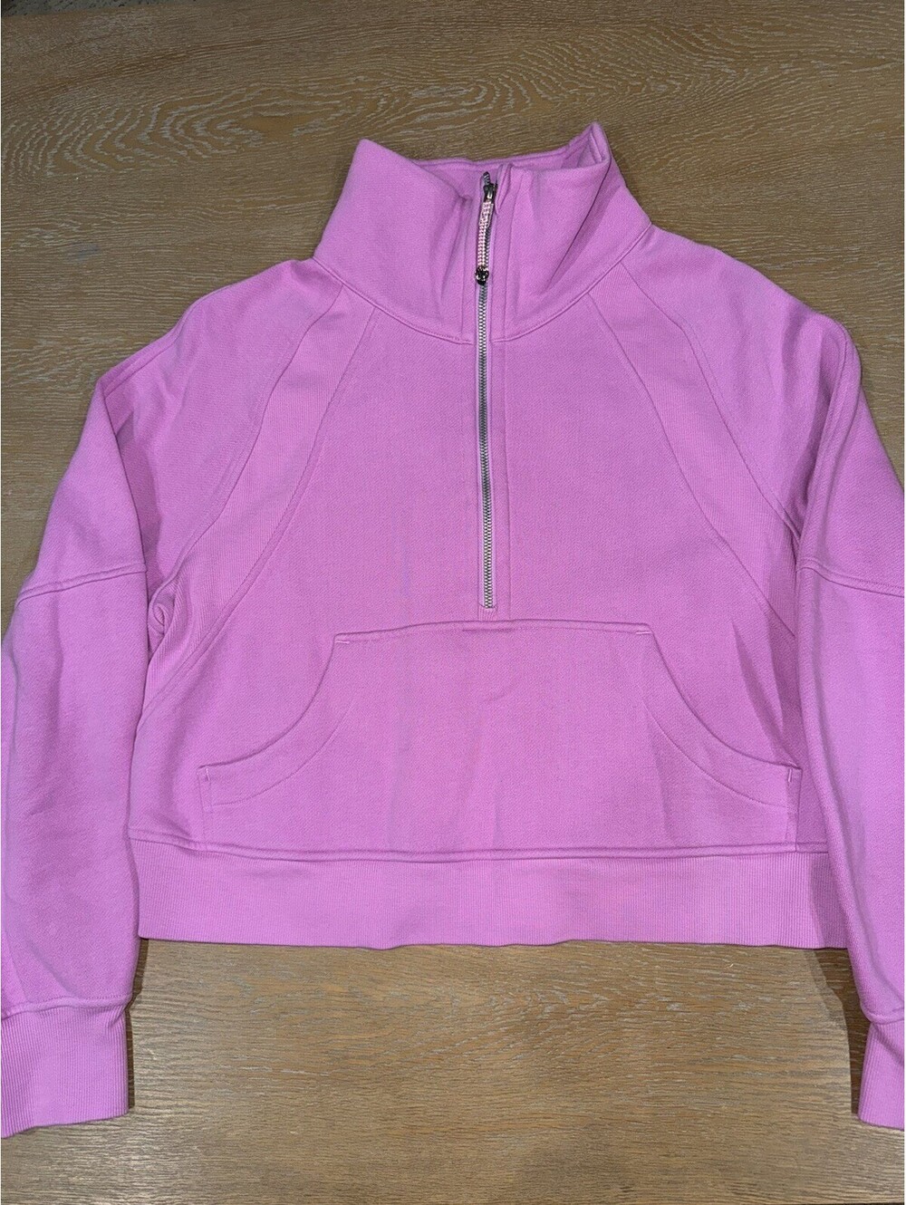Lululemon Scuba Oversized Funnel-Neck Half Zip SIZE XS/S Dahlia Mauve